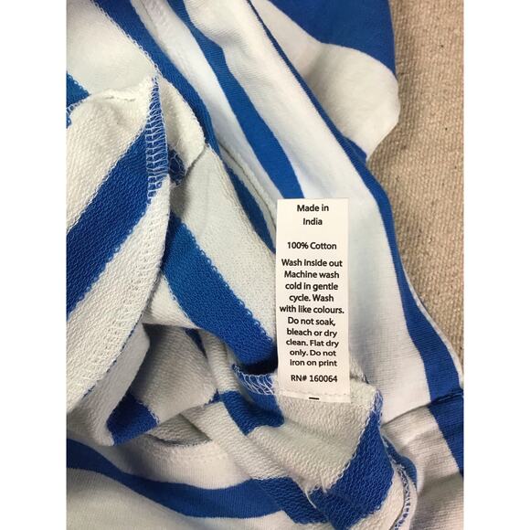 Addison Bay Women Nautical Striped Mock Neck Pullover Sz. XS NWT Beach … - Picture 10 of 12